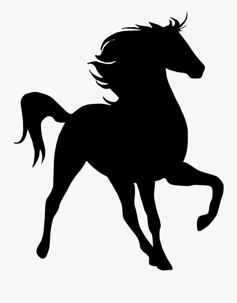 Clip Art Kohala Youth Ranchhome Silhouette - Gold Unicorn No Background, Transparent Clipart