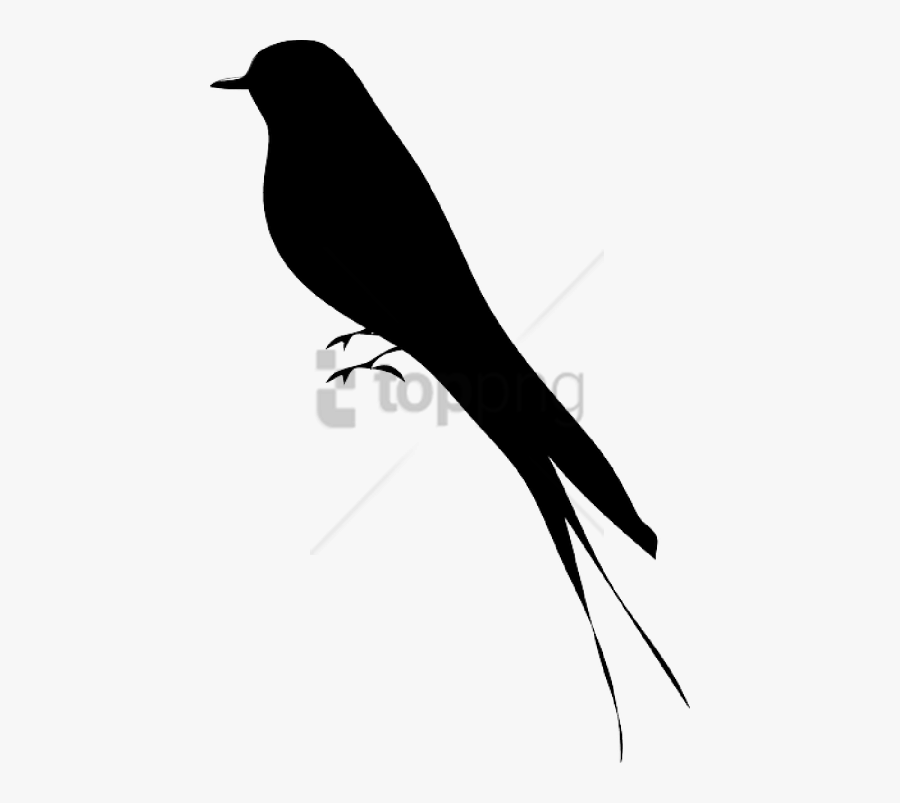 Transparent Sitting Silhouette Png - Mockingbird Black And White, Transparent Clipart