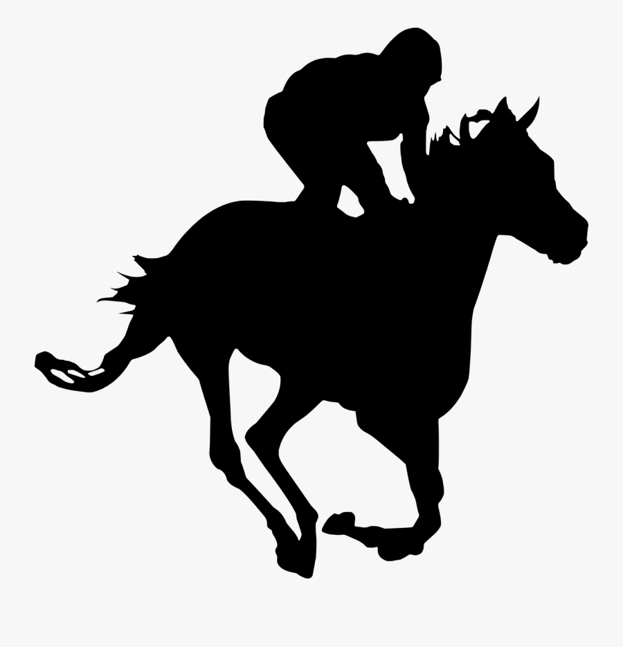 Cowgirl Riding Horse Silhouette , Free Transparent Clipart - ClipartKey