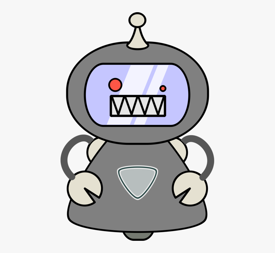 Line Art,small Appliance,cartoon - Evil Robot Png Cartoon, Transparent Clipart