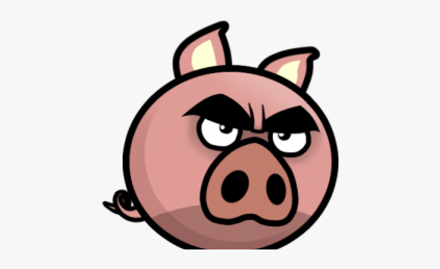 Evil Pig Cartoon Png, Transparent Clipart