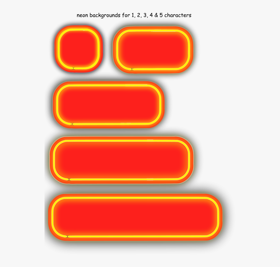 Neon Numerals-backgrounds - Clip Art, Transparent Clipart