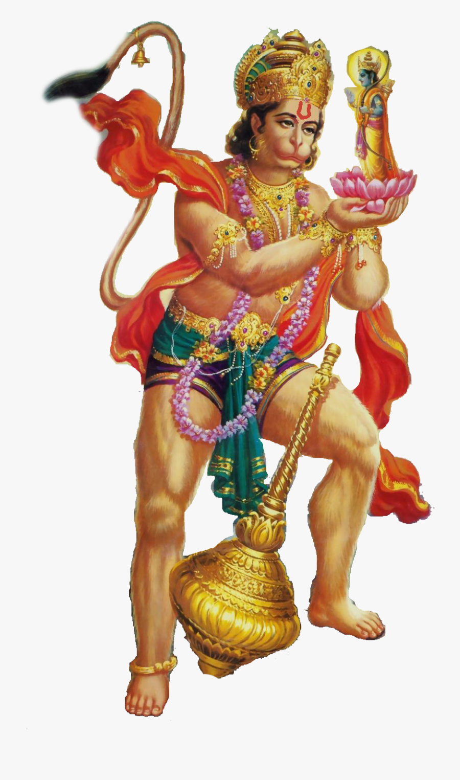 Hanuman Png Free Background - Hanuman Ji Png Full Hd, Transparent Clipart