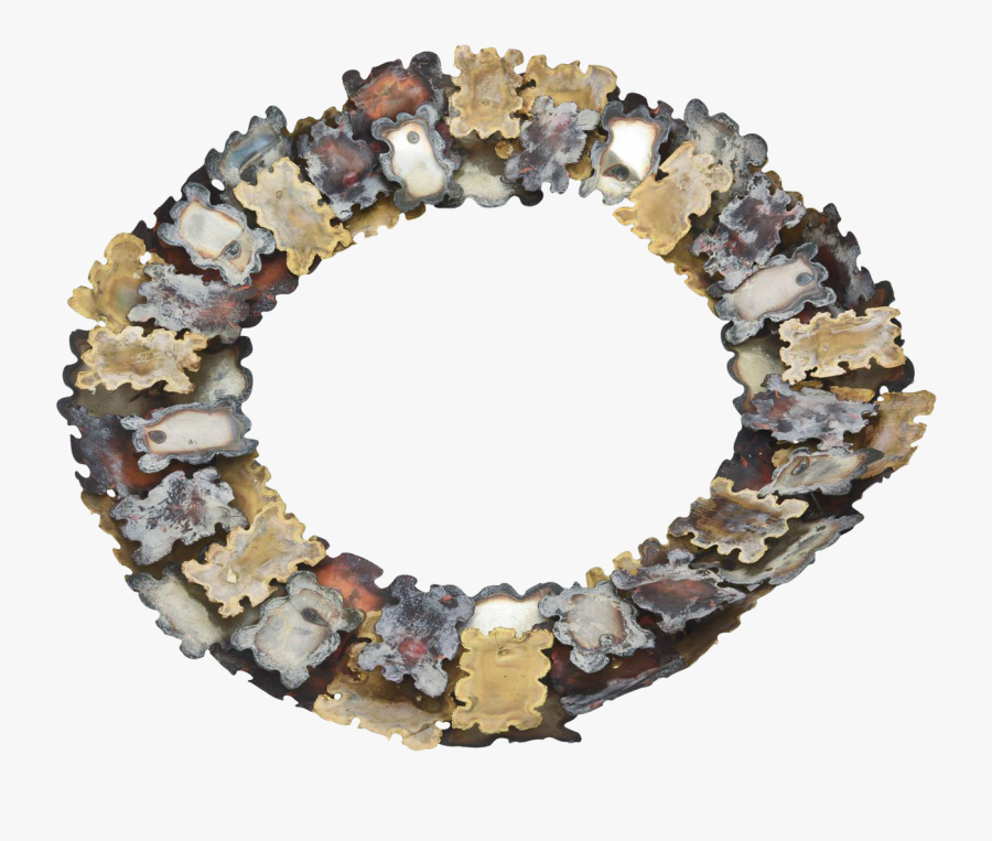 Excellent Silas Seandel Sculptural Brutalist Mixed - Bracelet, Transparent Clipart