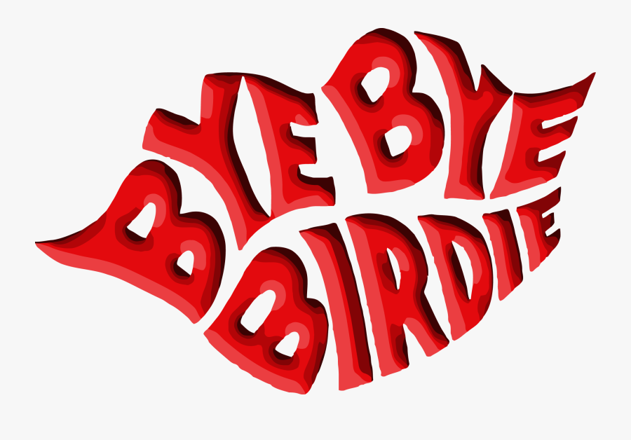 Bye Bye Birdie Title, Transparent Clipart