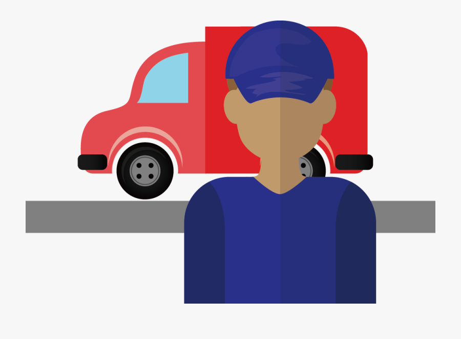 Car Truck Clip Art - Truck Driver Png, Transparent Clipart