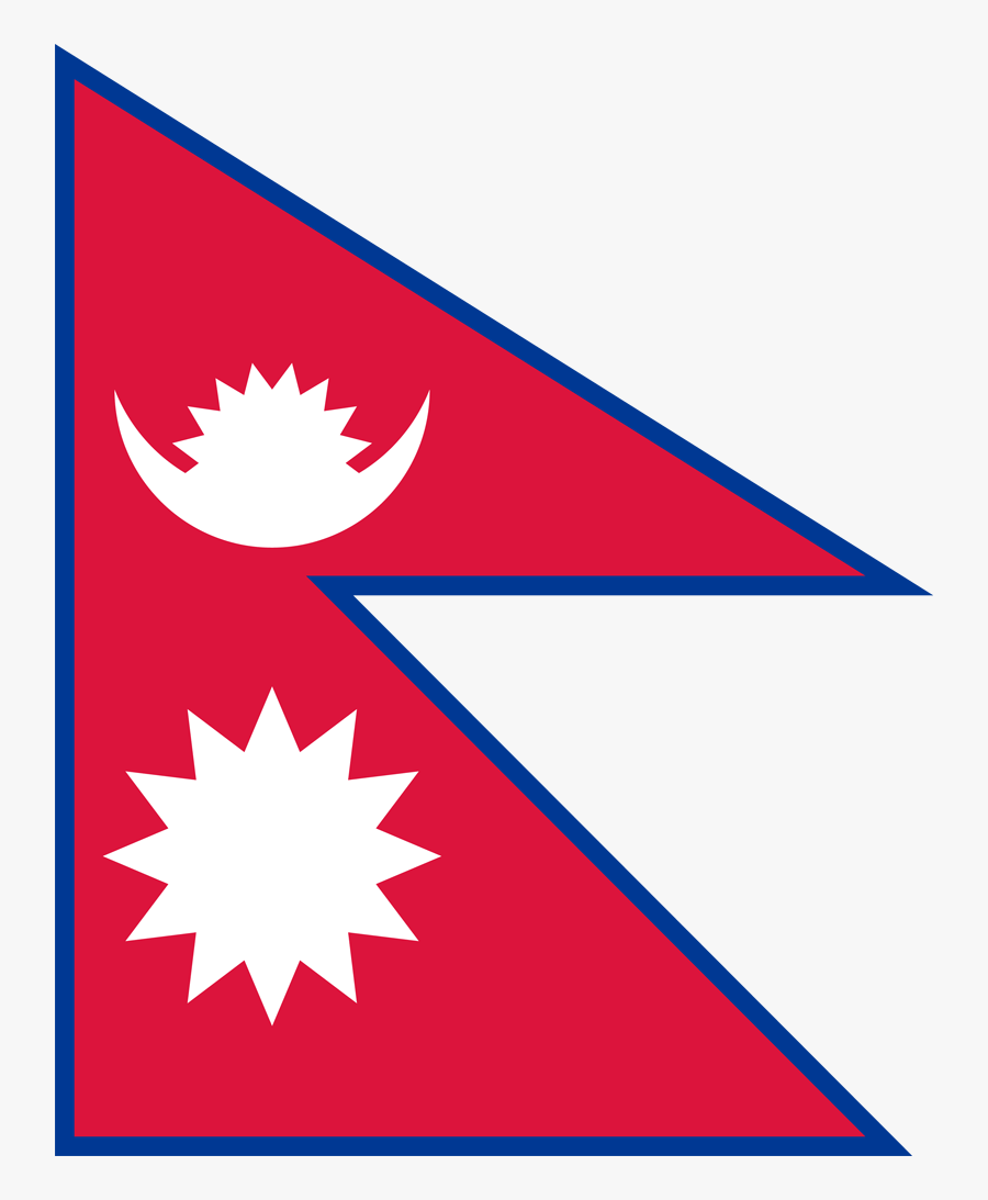 Flag Of Nepal, Transparent Clipart