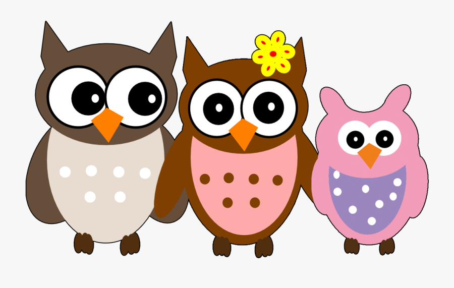 Owls Clipart Family, Transparent Clipart