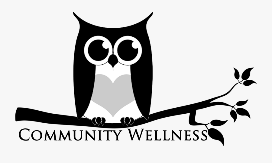 Wellness Owl - Silhouette Clip Art Tree Branch, Transparent Clipart