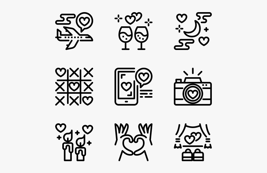 Valentines Day - Work Icon, Transparent Clipart