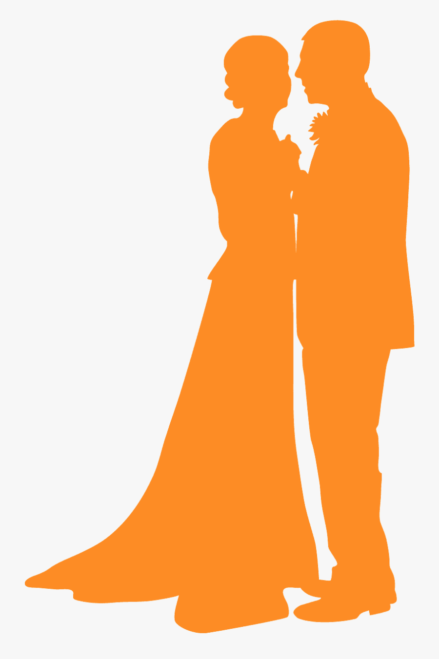 Purple Couple Vectors Wedding, Transparent Clipart