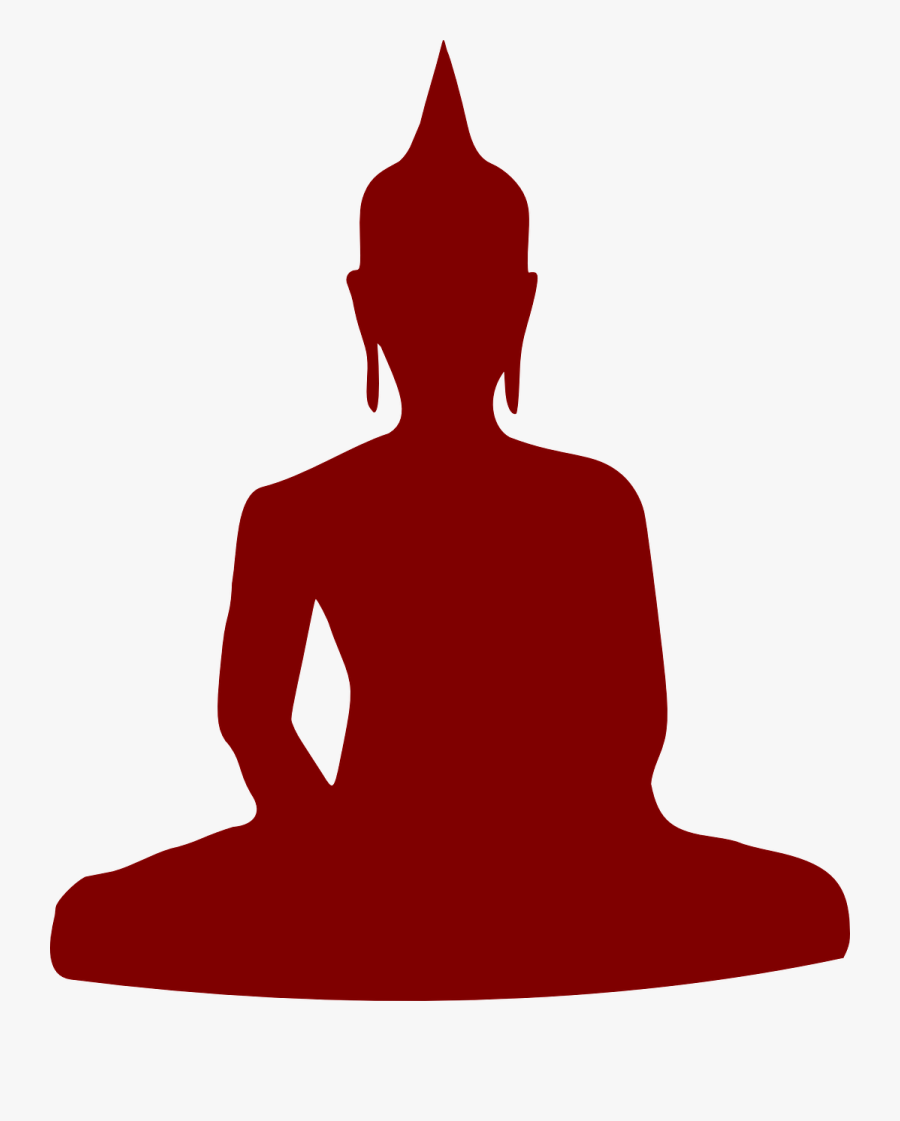 Gautama Buddha Png - Buddha In Black And White, Transparent Clipart