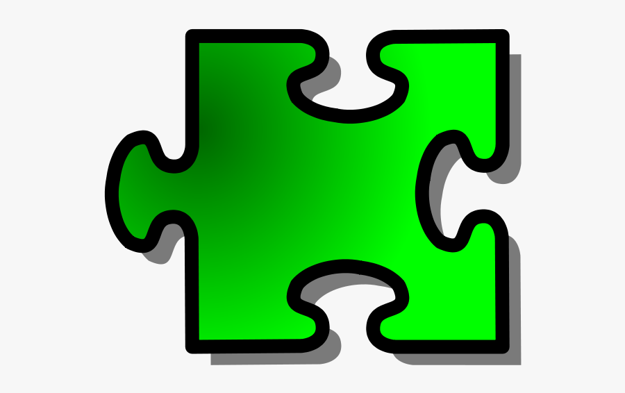 Colored Puzzle Pieces Template, Transparent Clipart