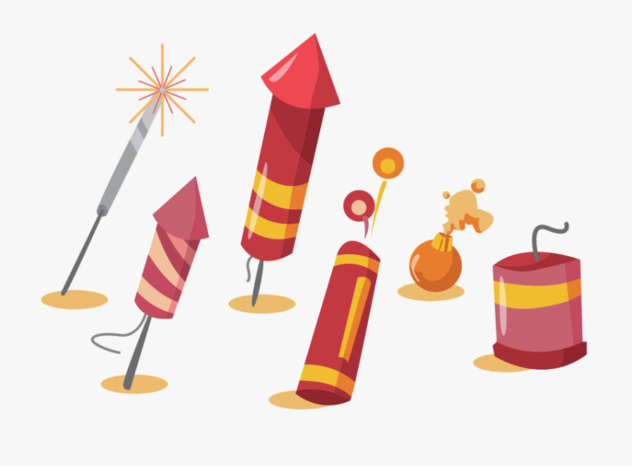 Firecrackers Png Free Download - Fire Crackers Vector, Transparent Clipart