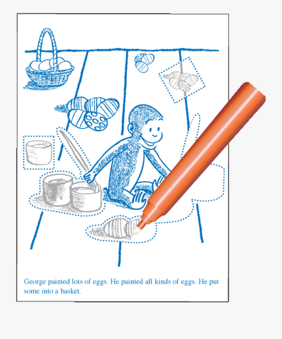 Invisible Ink With Stickers - Drawing, Transparent Clipart