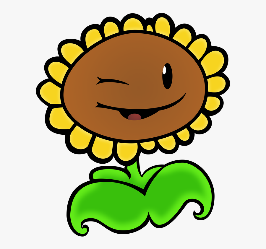 Sunflower Png Pvz - Sunflower Plants Vs Zombies Png, Transparent Clipart