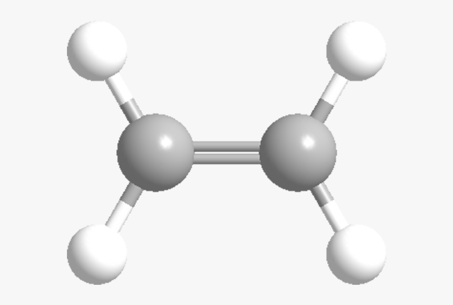 Transparent Chemistry Clipart Black And White - 1 Pentene Molecular Geometry, Transparent Clipart