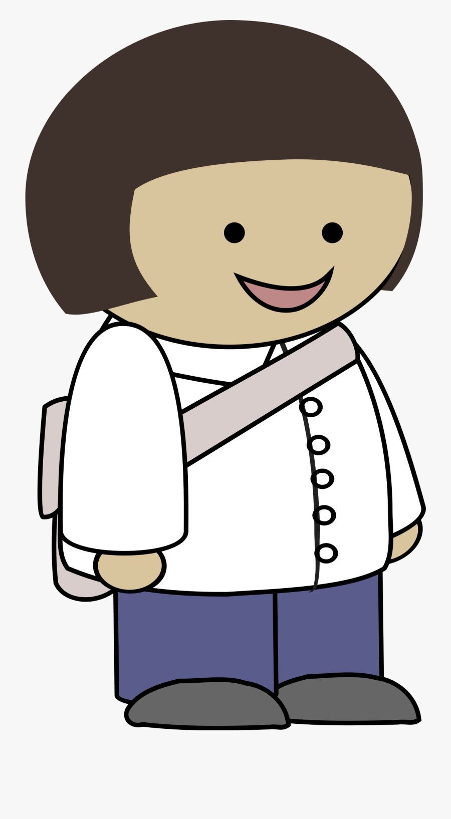 This Free Icons Png Design Of Smiling Girl - Personagens Para Historia Em Quadrinhos, Transparent Clipart