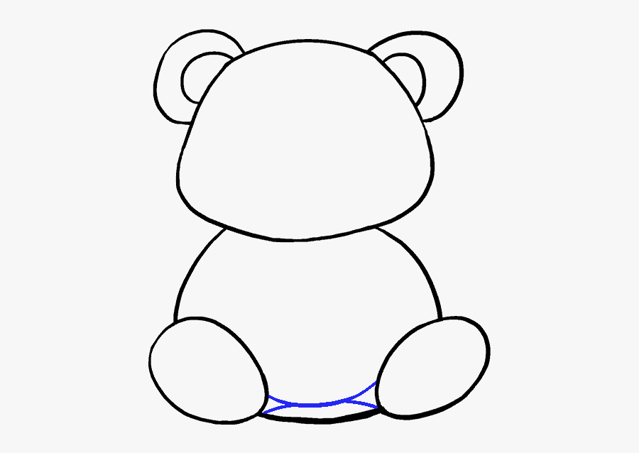 How To Draw A Cute Cartoon Panda In A Few Easy Steps Draw A Baby Panda Free Transparent Clipart Clipartkey