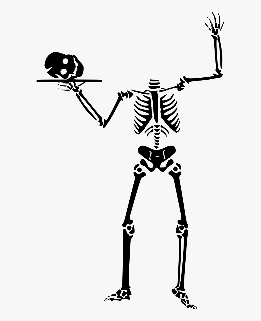 Halloween Clipart Skeleton - Halloween Skeleton Clipart, Transparent Clipart