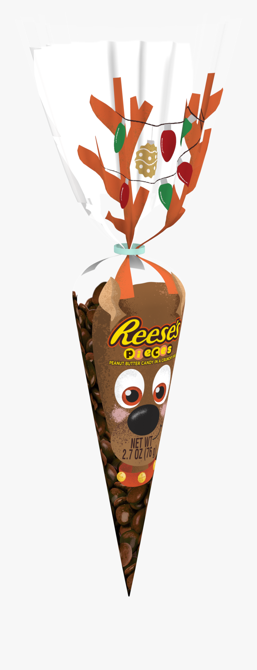 Reese Pieces Reindeer Bag - Ice Cream, Transparent Clipart
