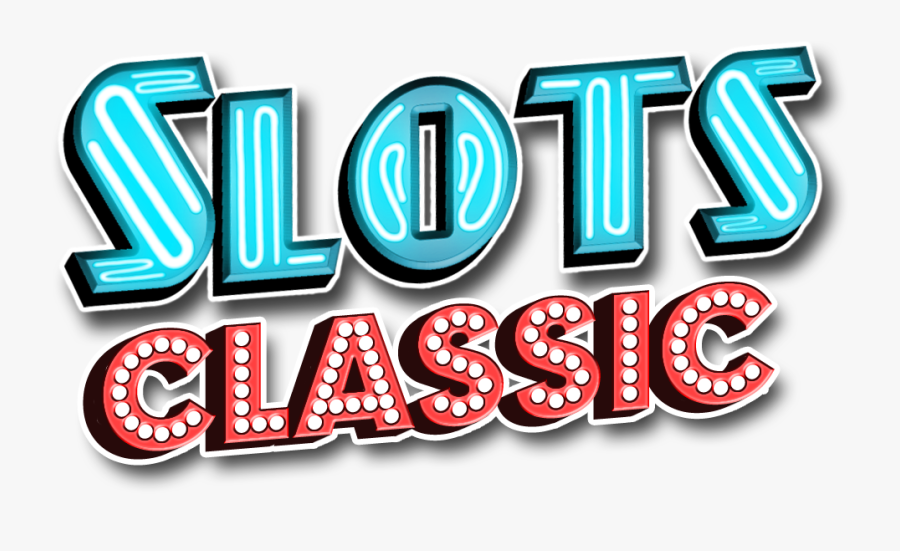 Slots Classic - Slot Machine Game Logo Png, Transparent Clipart