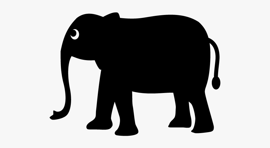 Elephant Marking On Map, Transparent Clipart