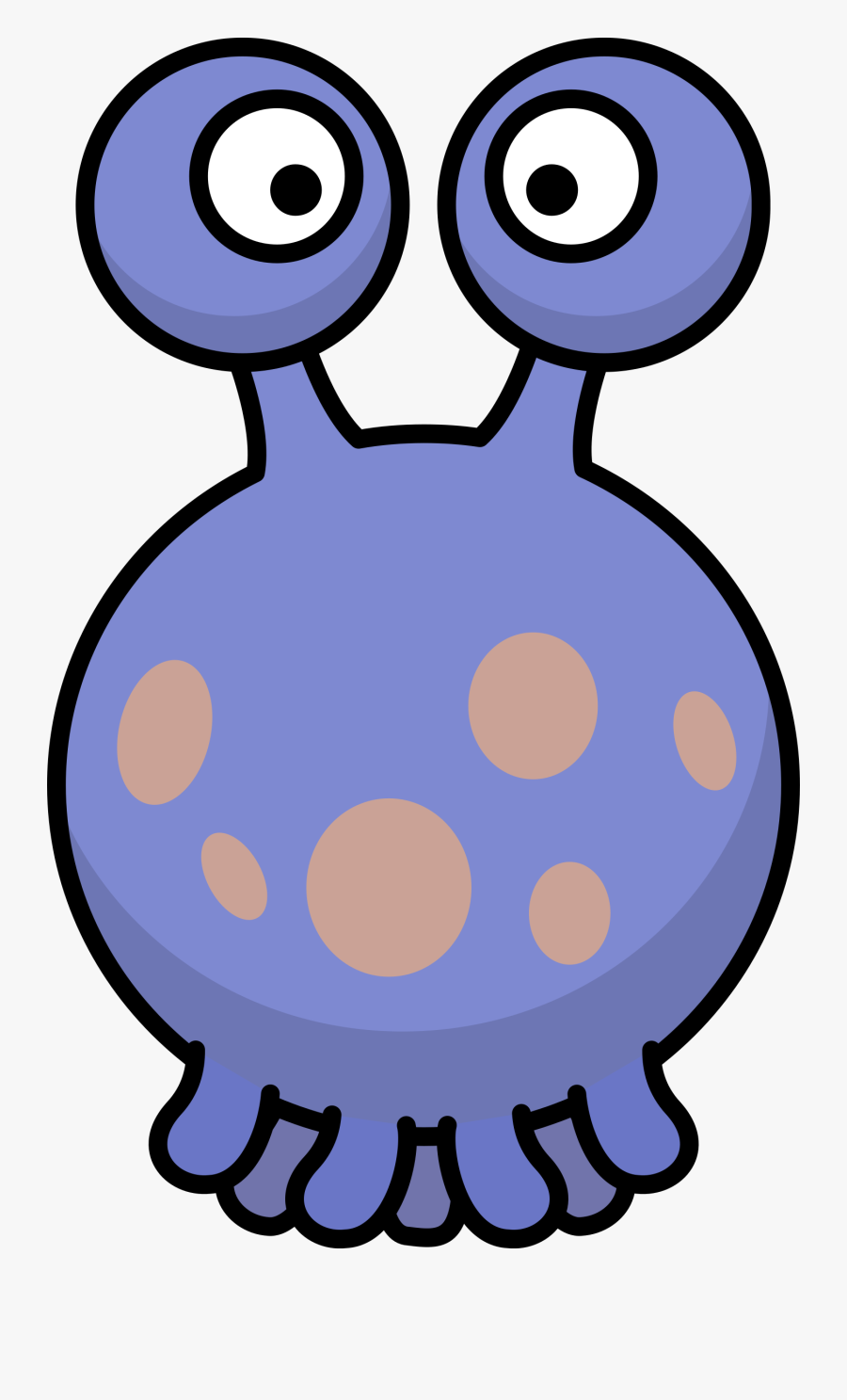 Floating Alien - Cartoon Alien No Background , Free Transparent Clipart