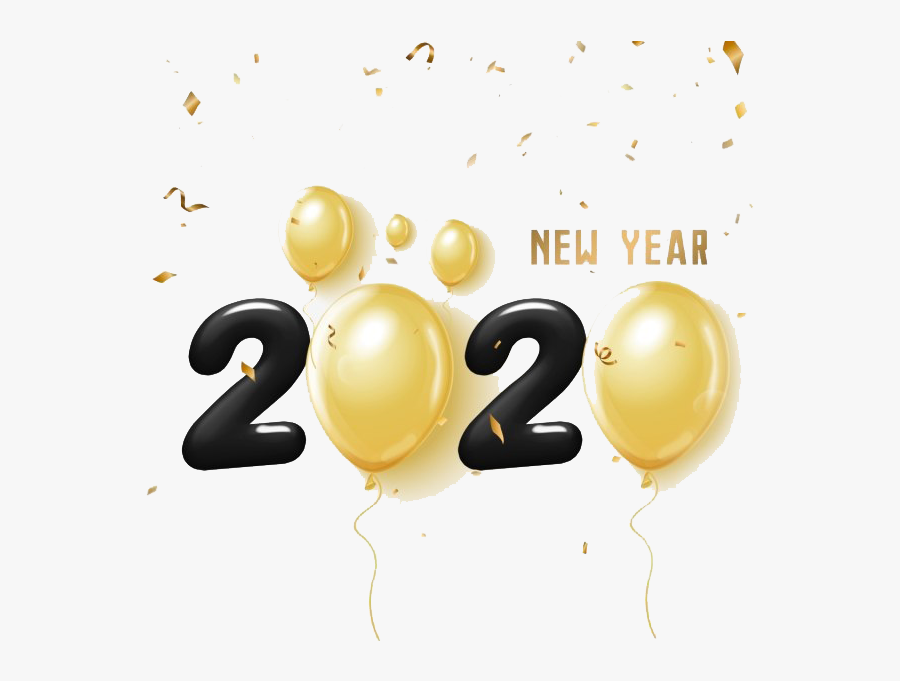 New Year 2020 Png Picture - Balloon, Transparent Clipart
