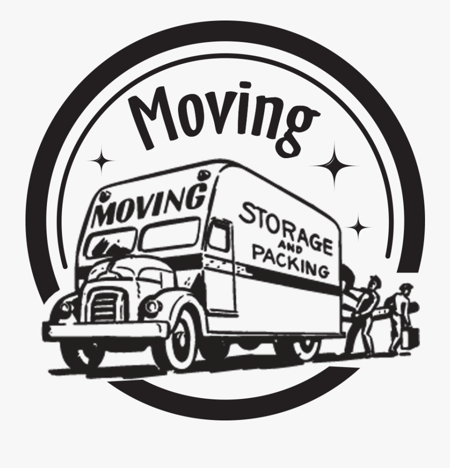 Moving Icon - Packing A Truck Clipart Black And White, Transparent Clipart