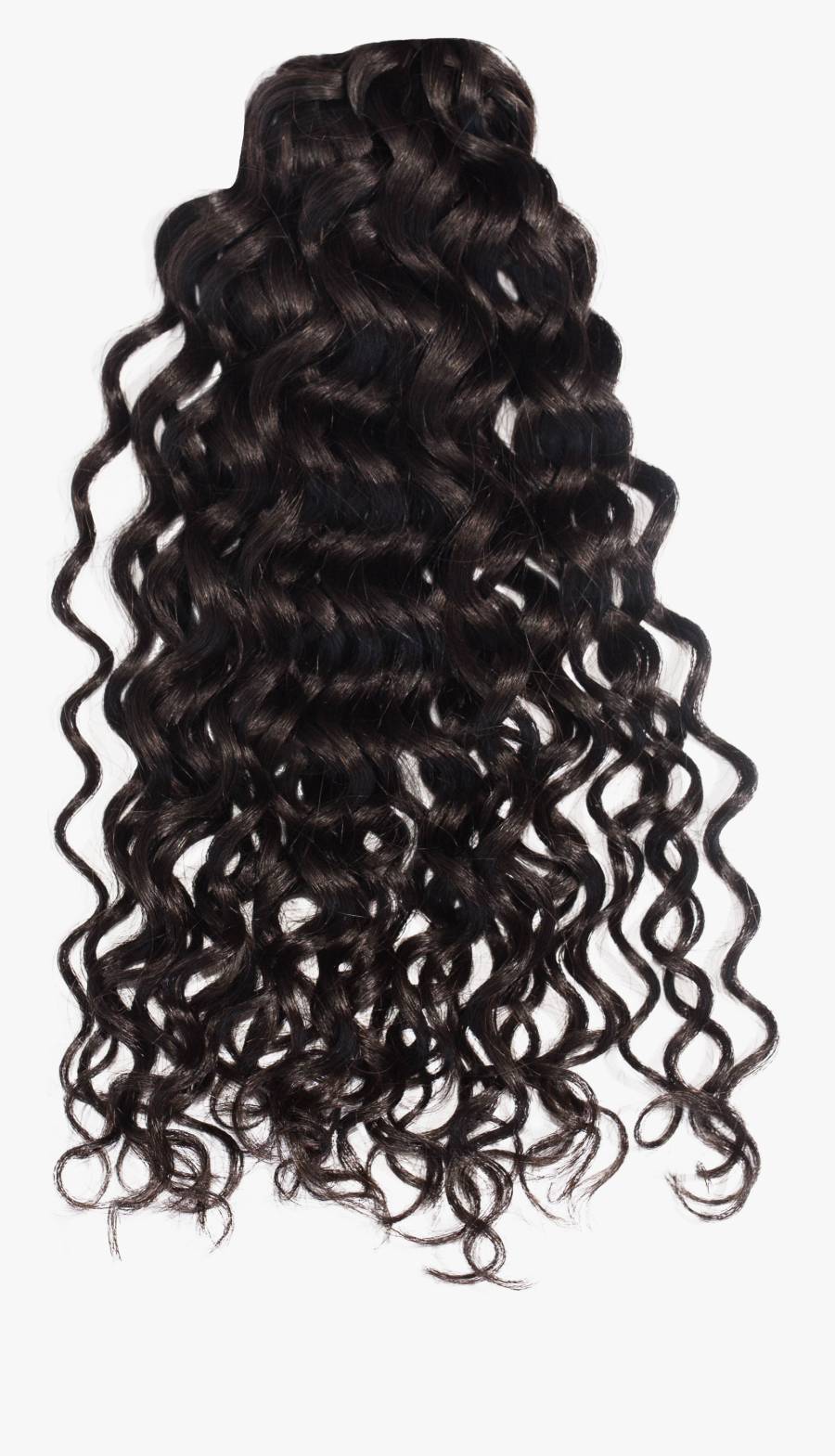 Tumblr Liked On Polyvore - Black Curly Hair Png, Transparent Clipart