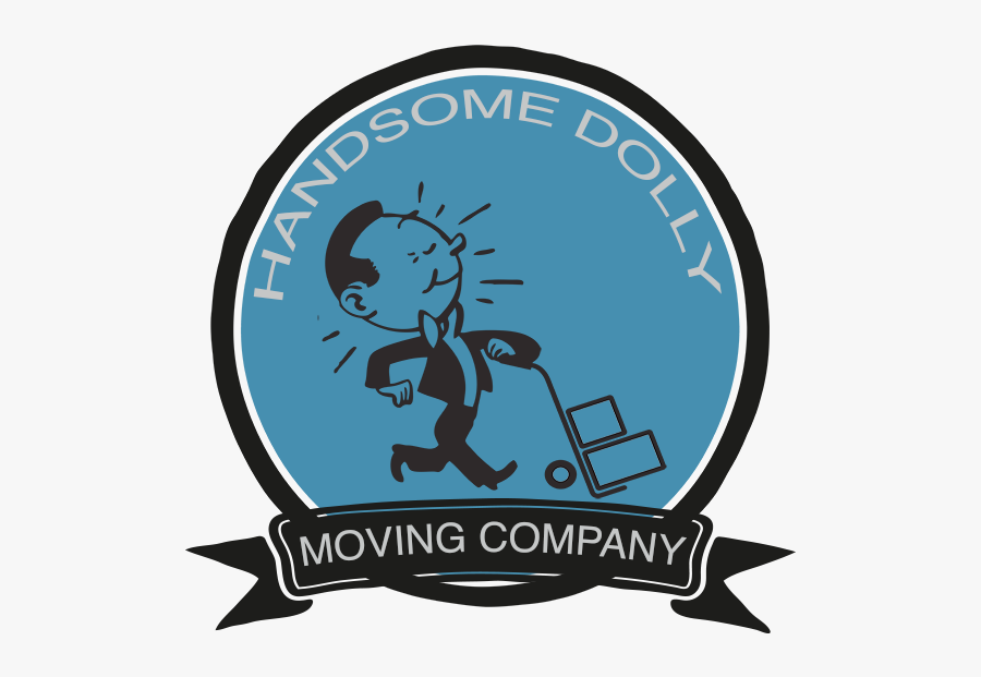 Handsome Dolly Moving Company, Transparent Clipart