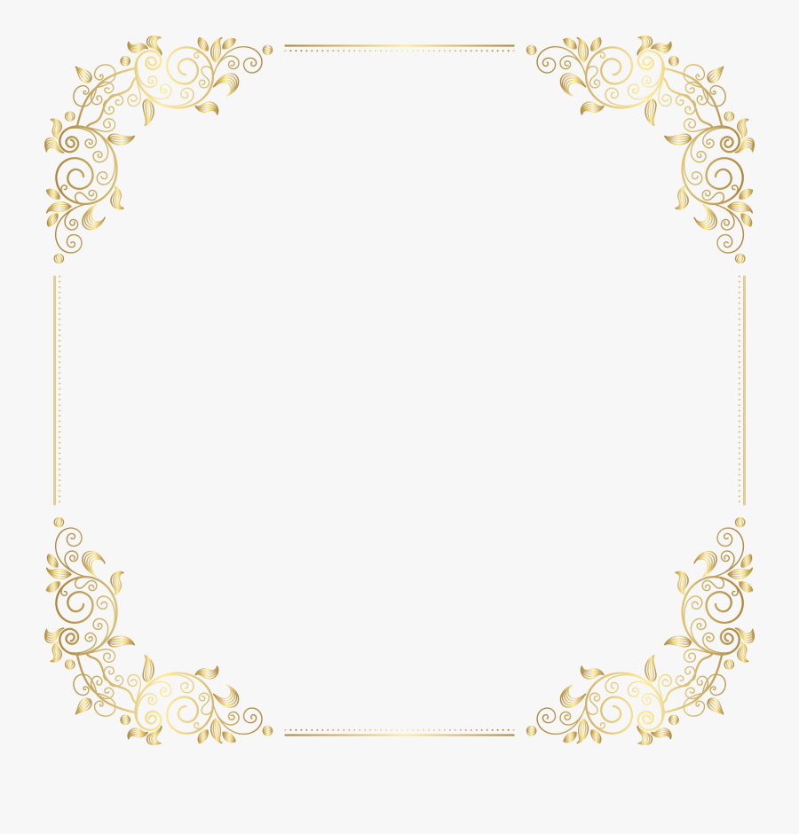 Deco Border Frame Png Clip Art , Png Download , Free Transparent ...