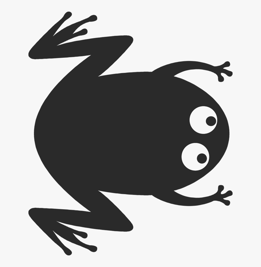 Sticker Decal Clip Art Frog Silhouette - Cut Class Not Frogs, Transparent Clipart