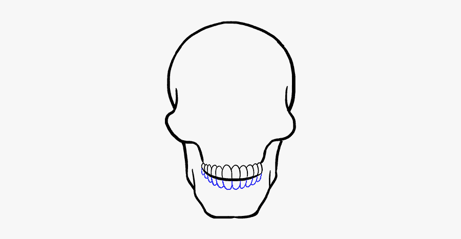 Free Easy Drawing Of A Skull Easy Cool Skull Drawings Drawing Free Transparent Clipart Clipartkey