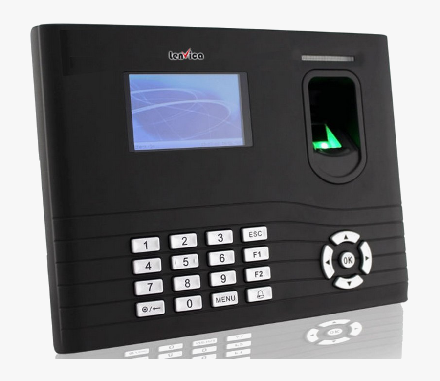 Biometric Access Control System Free Clipart Hq - Time Attendance Machine, Transparent Clipart