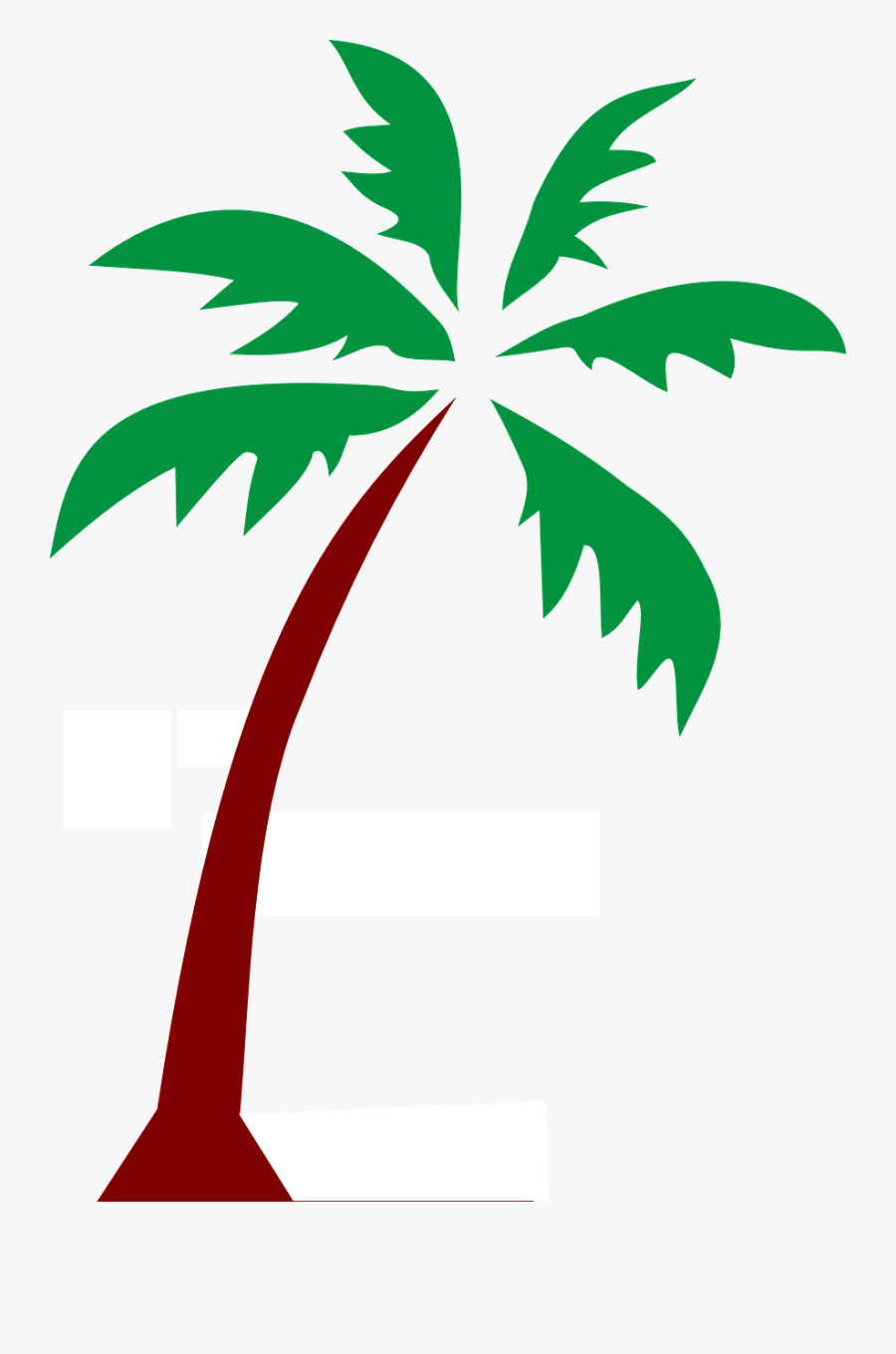 Island Palm Fronds Tree Png Image - Public Domain Palm Tree, Transparent Clipart