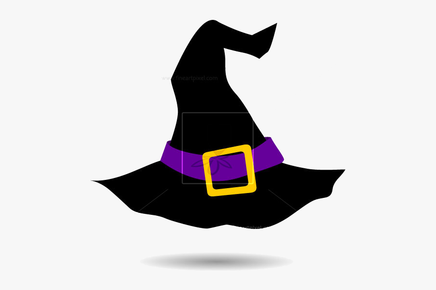 Witch Hat Halloween Vector Free Vectors Illustrations - Emblem, Transparent Clipart