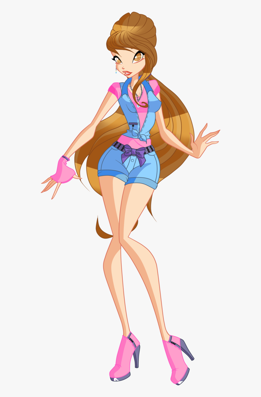 El Katarine Gardenia Outfit - Winx Club Katarine Outfits Png, Transparent Clipart