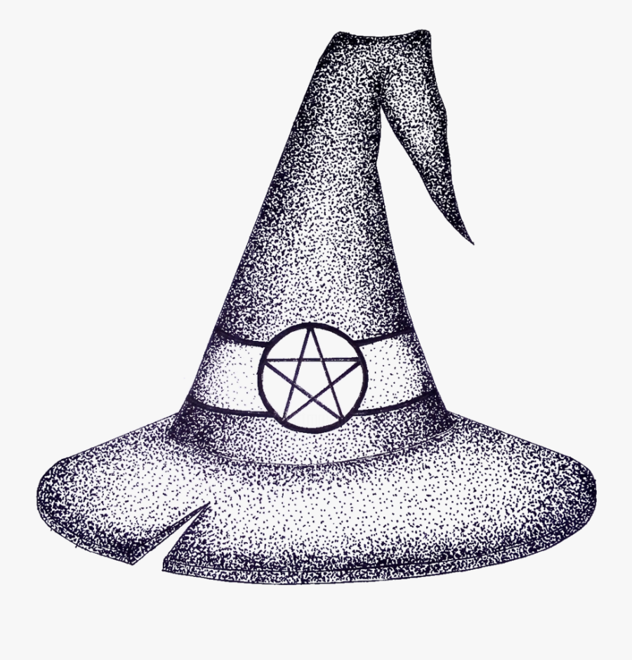 Witch Hat Drawing - Realistic Witch Hat Drawing, Transparent Clipart
