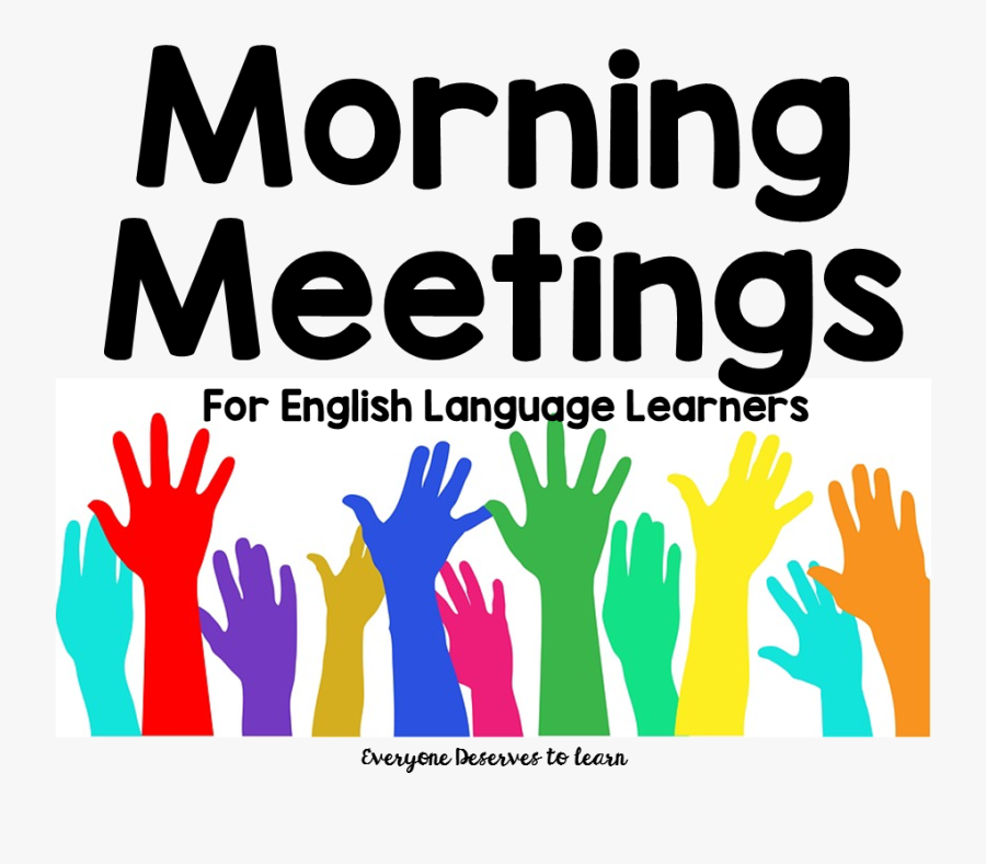 One Of My Morning Meeting Set - English Learner Meeting, Transparent Clipart