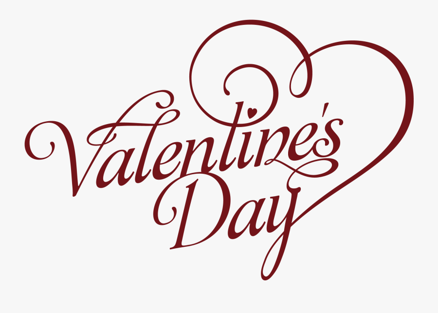 Clip Art Valentines Day Heart Font - Valentines Day Vector, Transparent Clipart