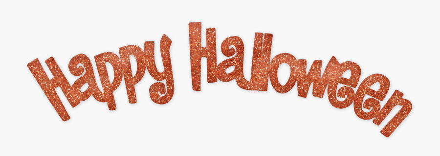 Happy Halloween Text Transparent Png - Happy Halloween Clipart Transparent, Transparent Clipart