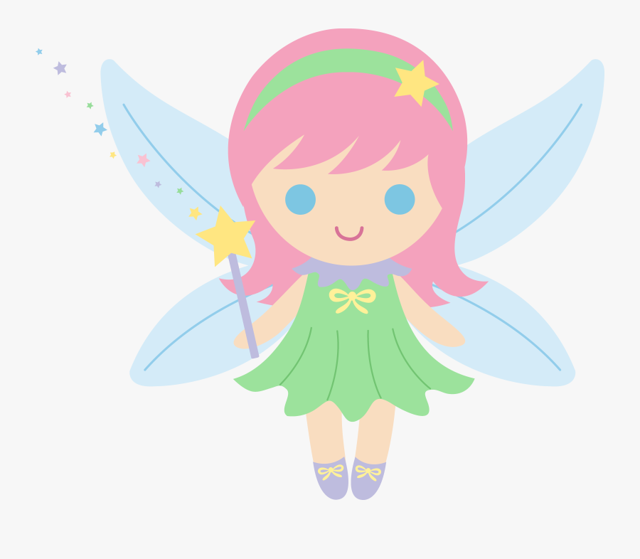Cartoon Fairy Pictures - Easy Cute Fairy Drawing, Transparent Clipart
