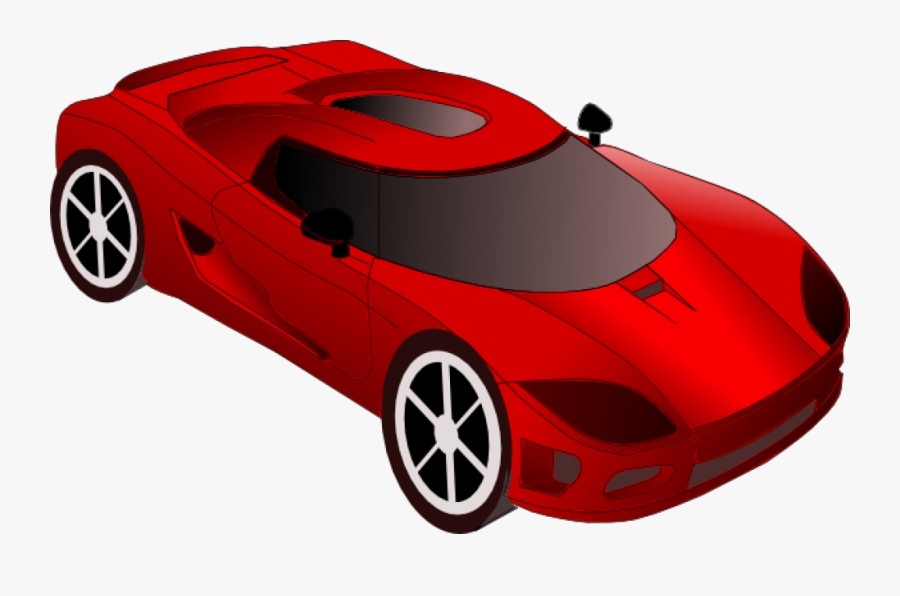Clipart Sports Car - Red Race Car Clipart, Transparent Clipart