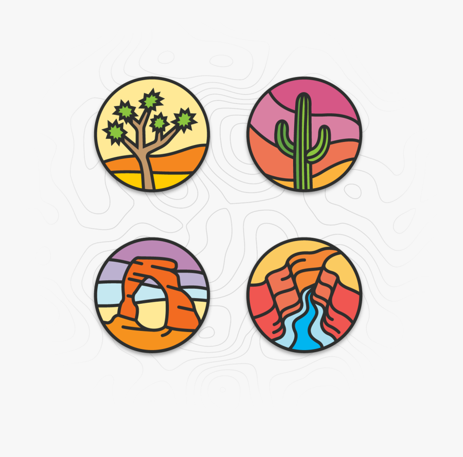 Staples Of The Southwest Patch - Sticker Design For Project, Transparent Clipart