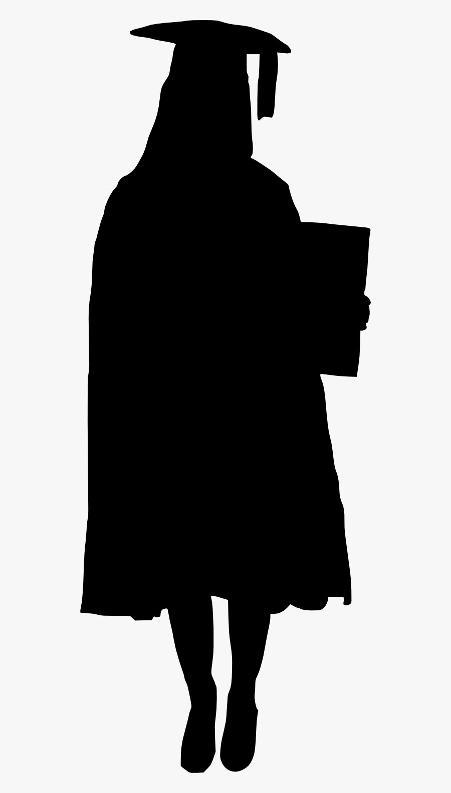 Png Transparent Onlygfx - Graduation Girl Silhouette Png, Transparent Clipart