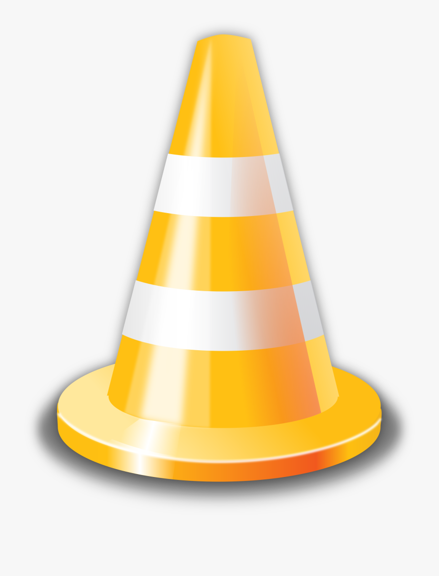 Yellow Cone Clipart, Transparent Clipart