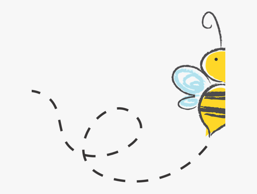 Transparent Honeycomb Clipart - Flying Bee Clipart Png, Transparent Clipart