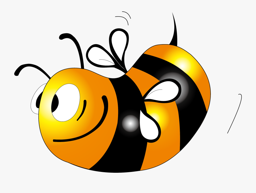 Honey Bee Clip Art - Bee Honey Color, Transparent Clipart